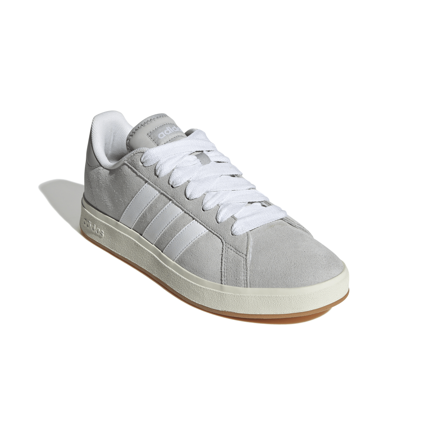 Tenis Adidas Grand Court Hombre Casual Gris Caballero — imagen 2