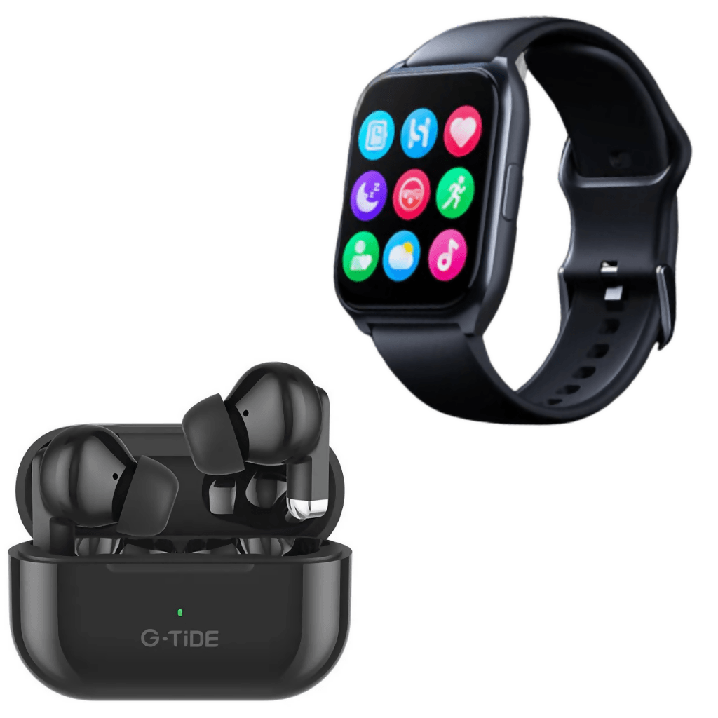 Smartwatch Filwans Gts Mini Azul + Audífonos G-tide L22 — imagen 2