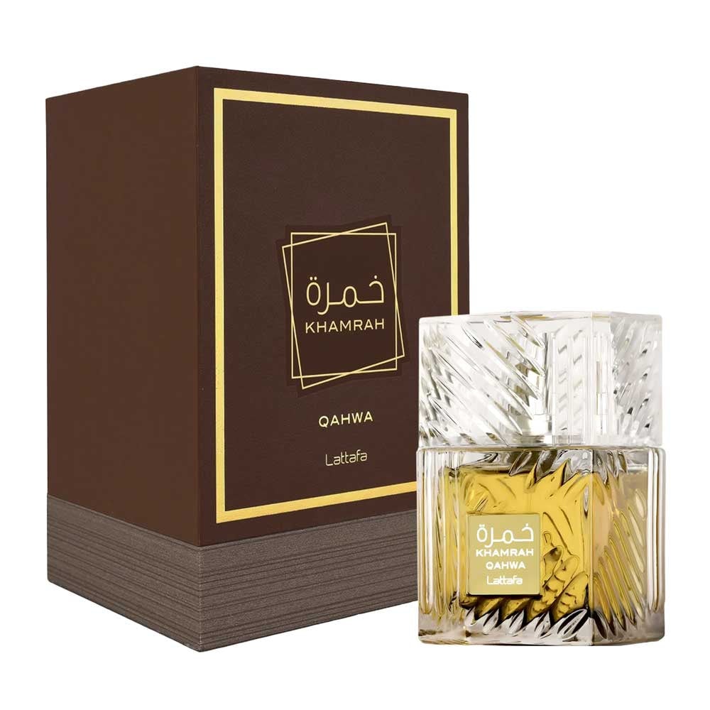 Perfume Lattafa Khamrah Qahwa agua de perfume 100 ml Unisex Mag — imagen 2