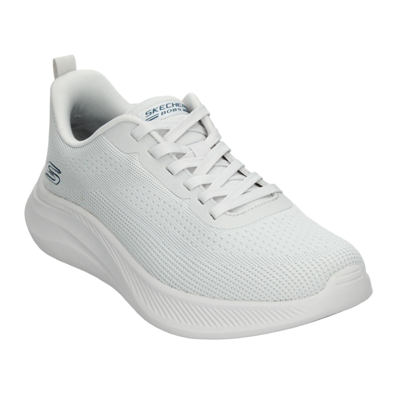 Tenis Skechers Bobs Hombre Deportivo Blanco Caballero — imagen 4