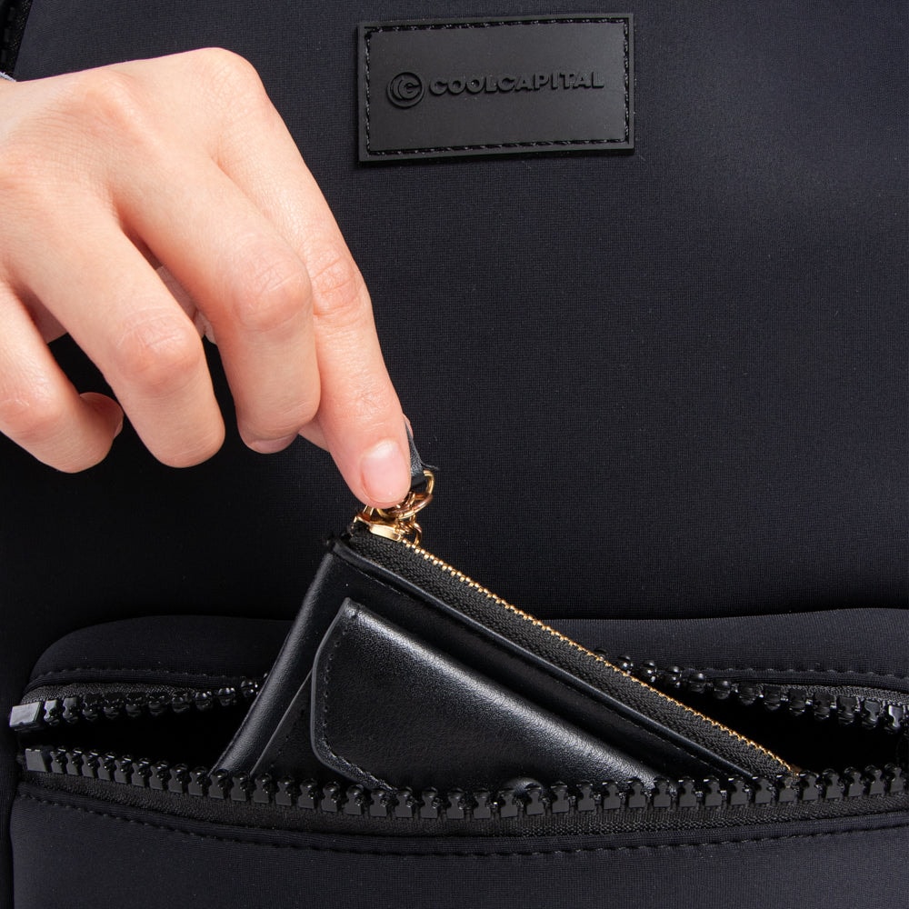 Mochila para laptop CoolCapital Slay: 14" pulgadas, Negro — imagen 12