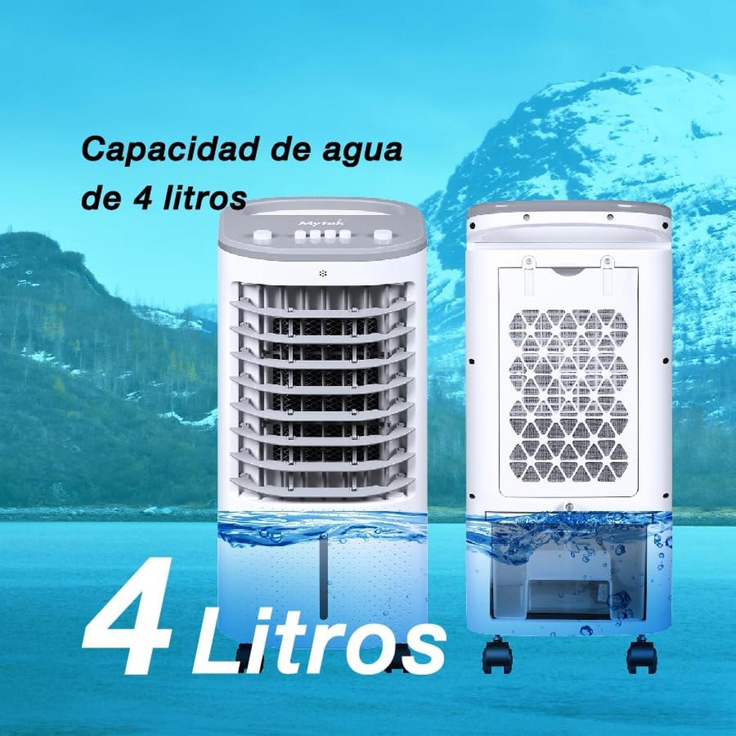 ENFRIADOR DE AIRE VENTILADOR PORTATIL MYTEK 3811 4 LT — imagen 7