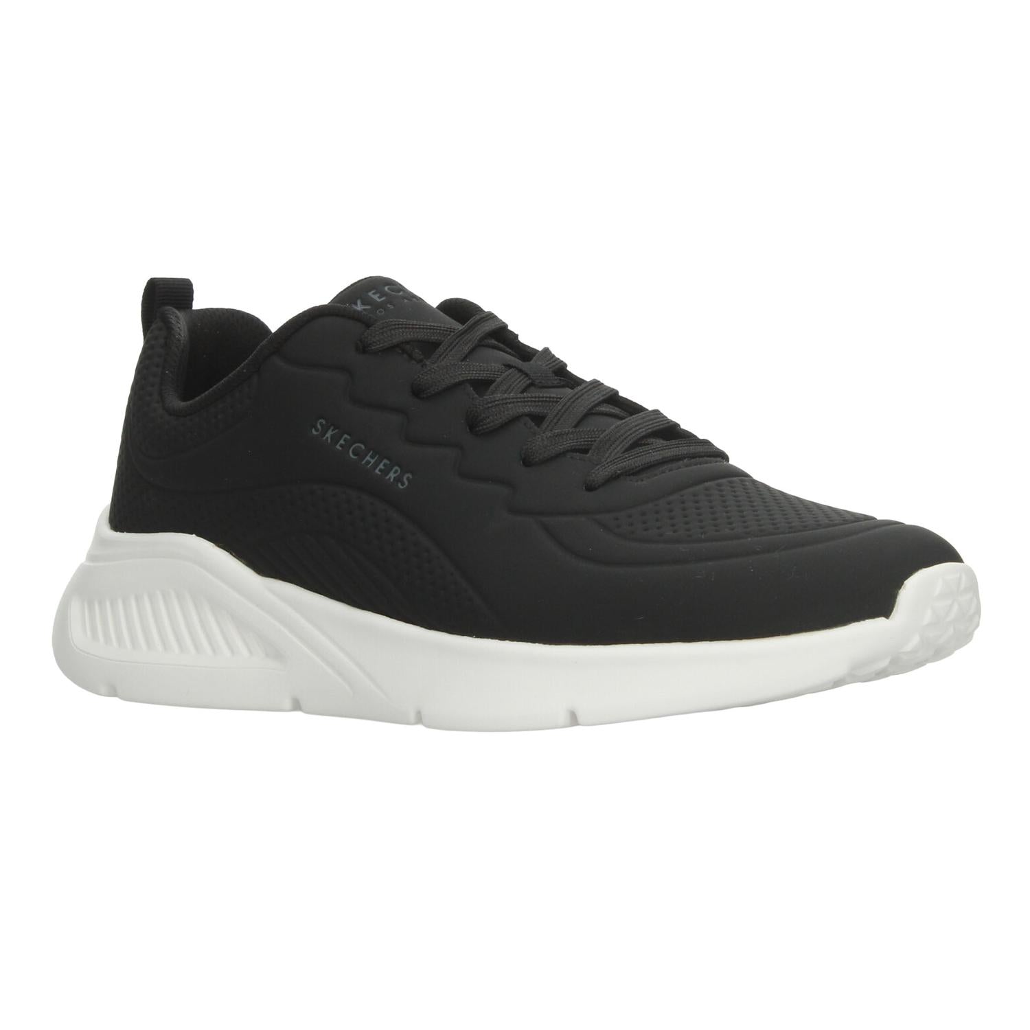 Tenis Hombre Skechers Street Uno Lite Negro Casual Caballero — imagen 3