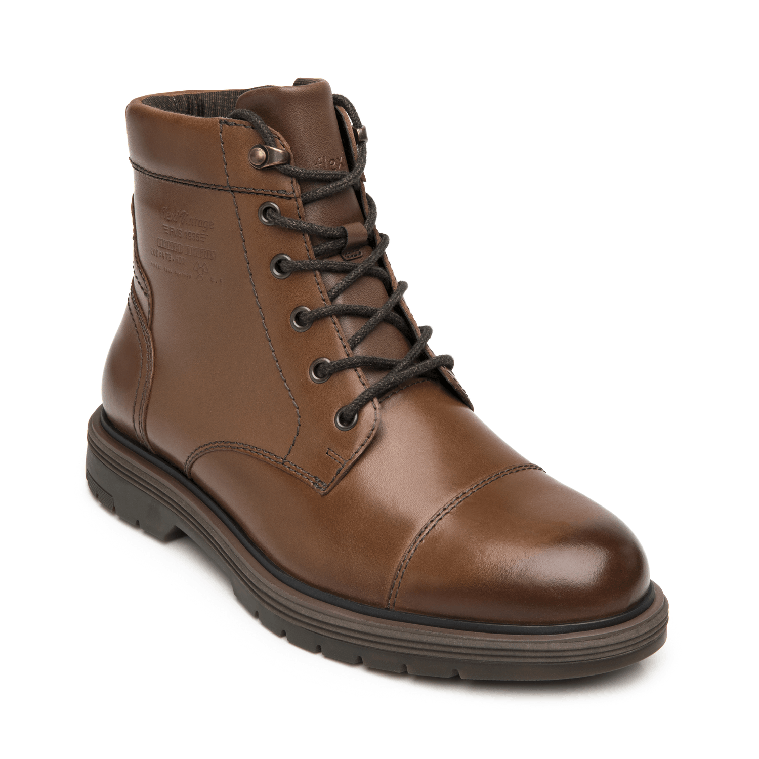 Bota Flexi Hombre Casual Café Caballero — imagen 2