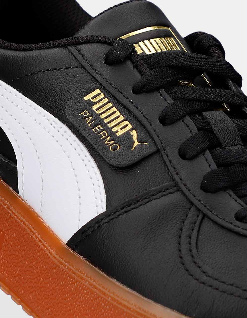 Tenis Puma Palermo Elevata LTH Negro Blanco - Mujer — imagen 6