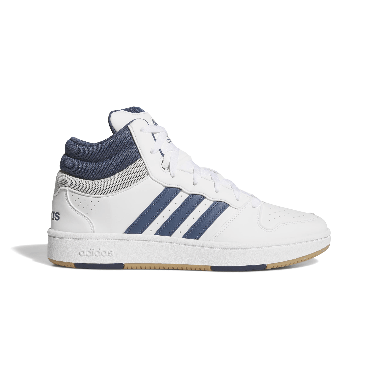 Tenis Adidas Hoops Mid Classic Hombre Blanco Casual Para Caballero — imagen 2