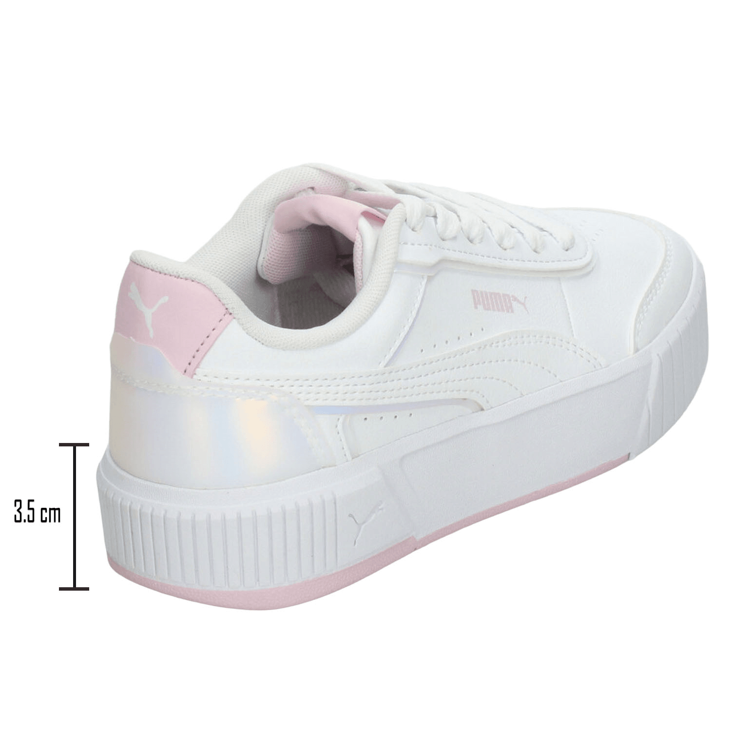 Tenis Puma Carina Mia Niña Blanco Casual Infantil T22-26 — imagen 4