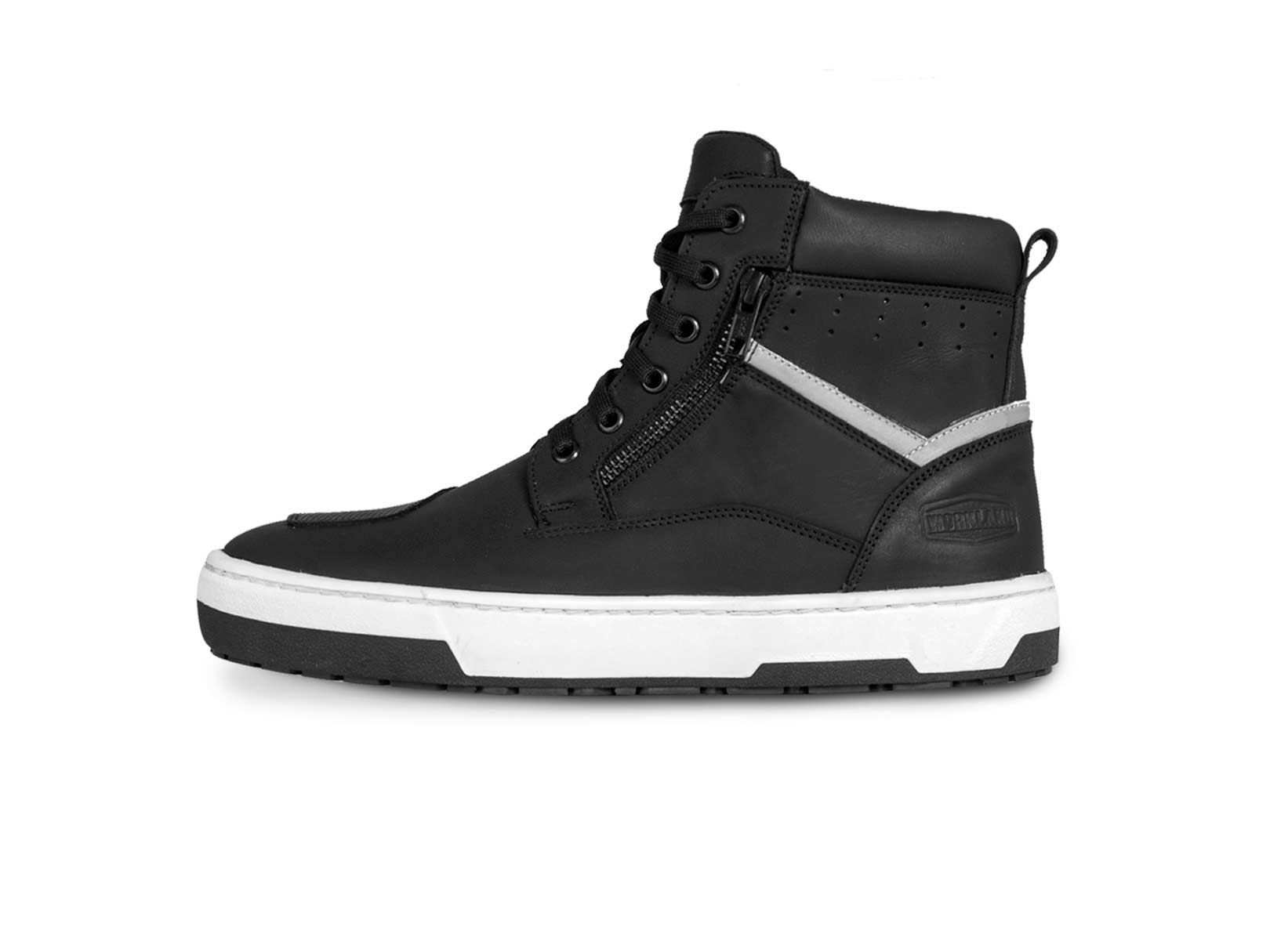 Bota hombre tenis motociclista botin biker WKL 80205 Negro B — imagen 11