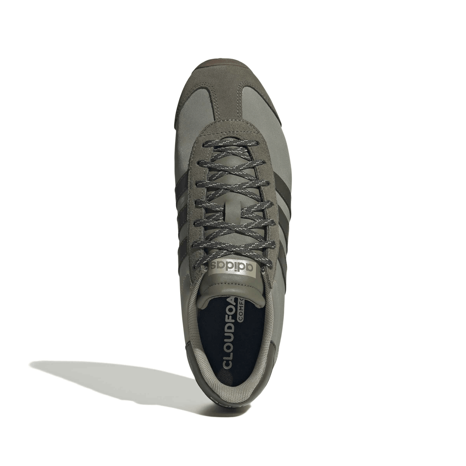 Tenis Adidas Runvista Hombre Verde Casual Cintas Caballero — imagen 8
