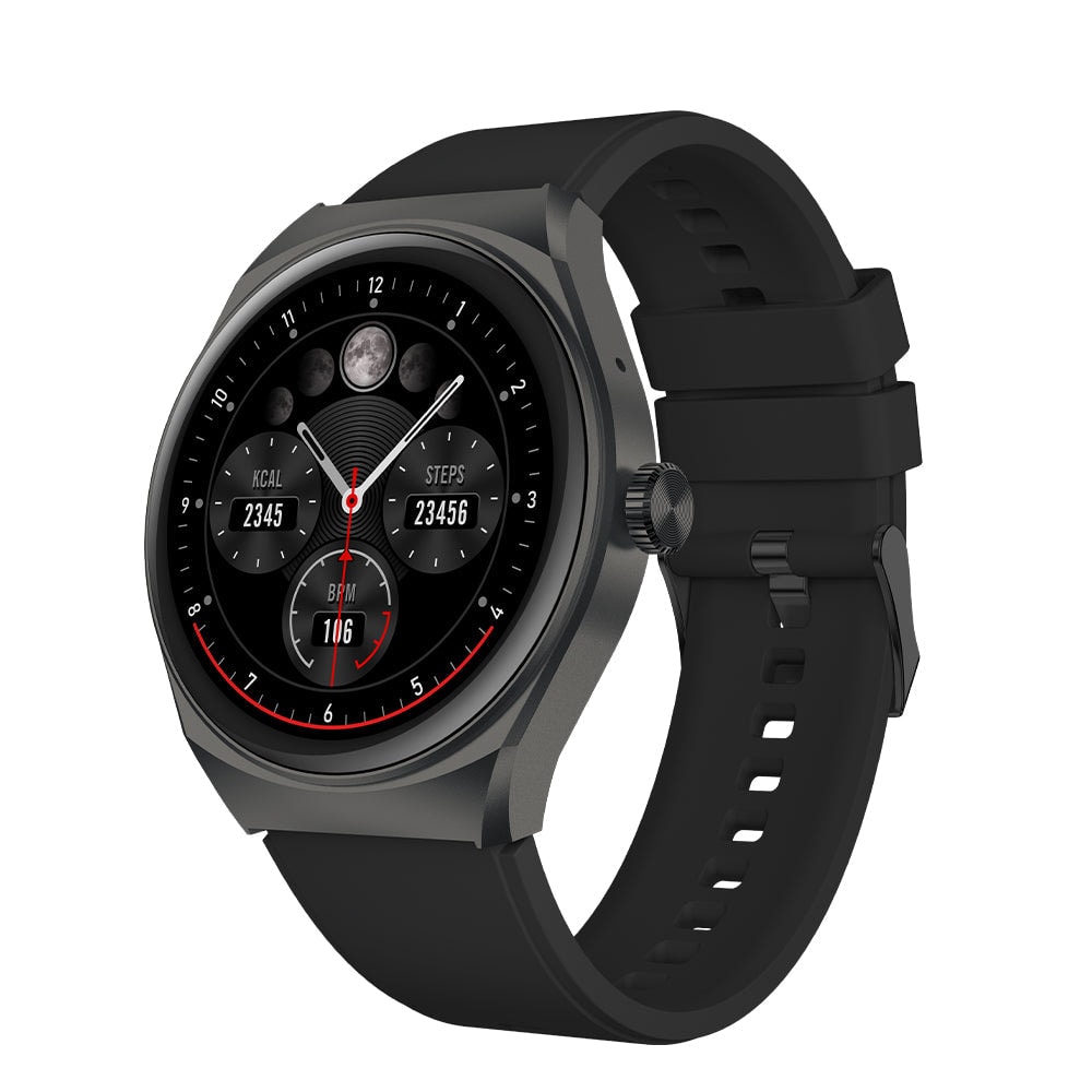 Smartwatch Reloj Kronos Trek STF Pantalla 1.38" Resistencia al agua IP67 Negro — imagen 5