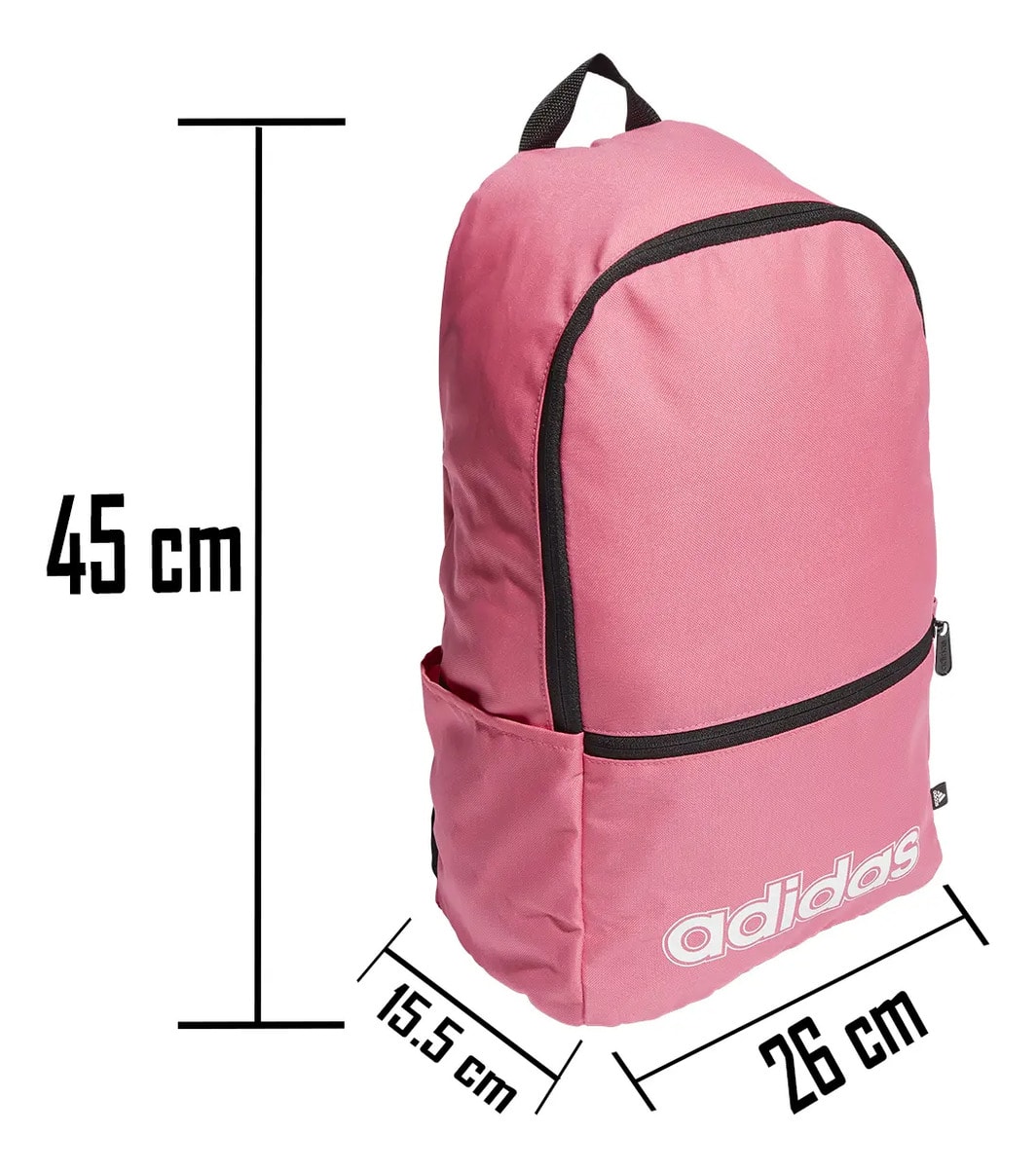 Mochila adidas Classic Foundation Dama Casual Rosa Mujer — imagen 8