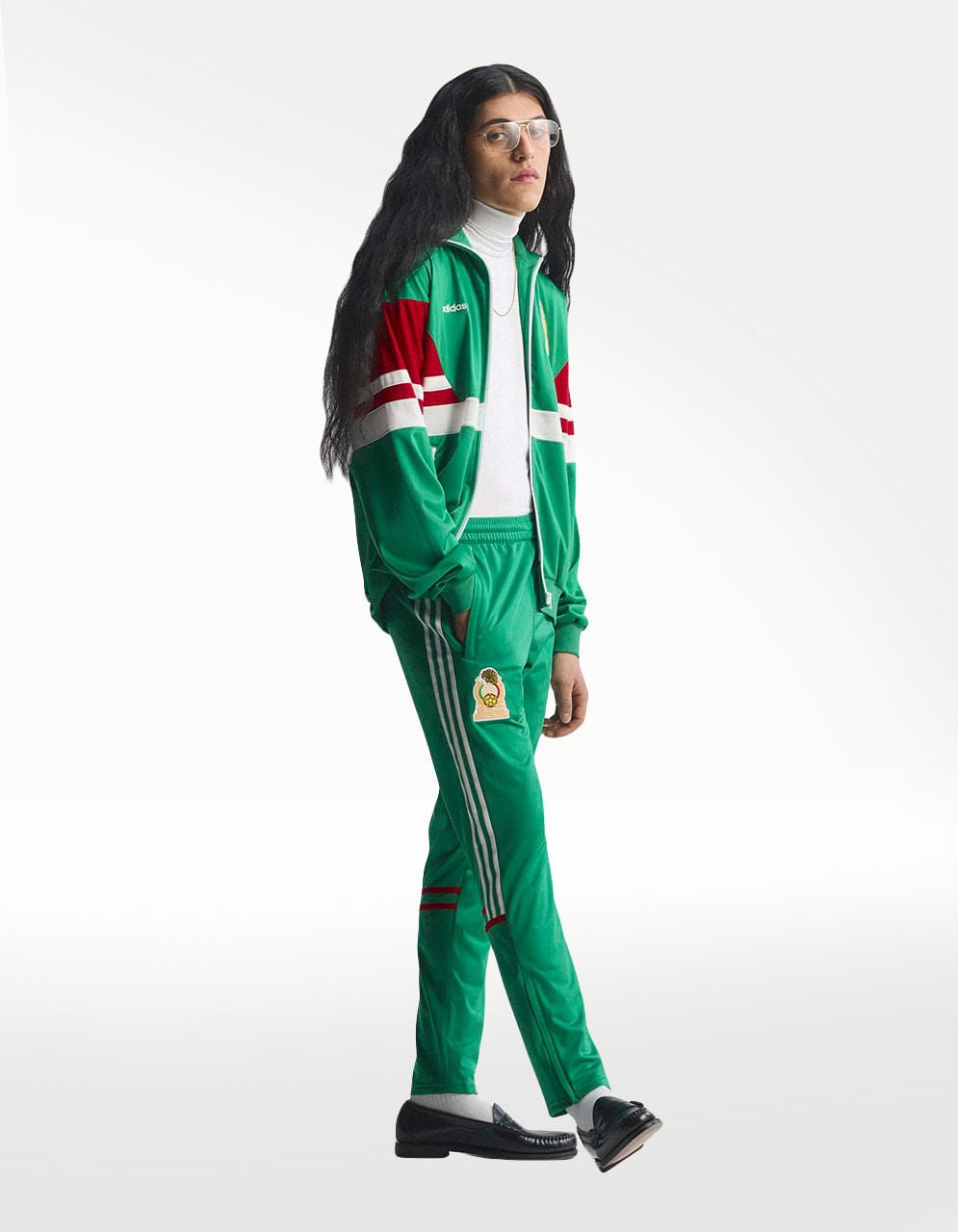 Pants Adidas México FMF TP 86 Verde - Mujer — imagen 3