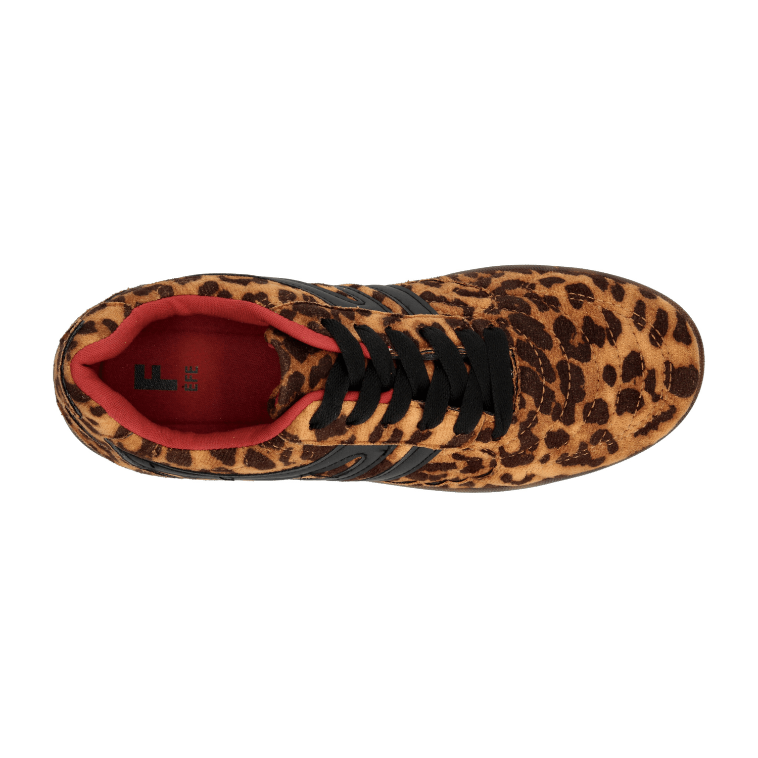Tenis Efe Dama Animal Print Casual Cintas Cómodo Café Mujer — imagen 8