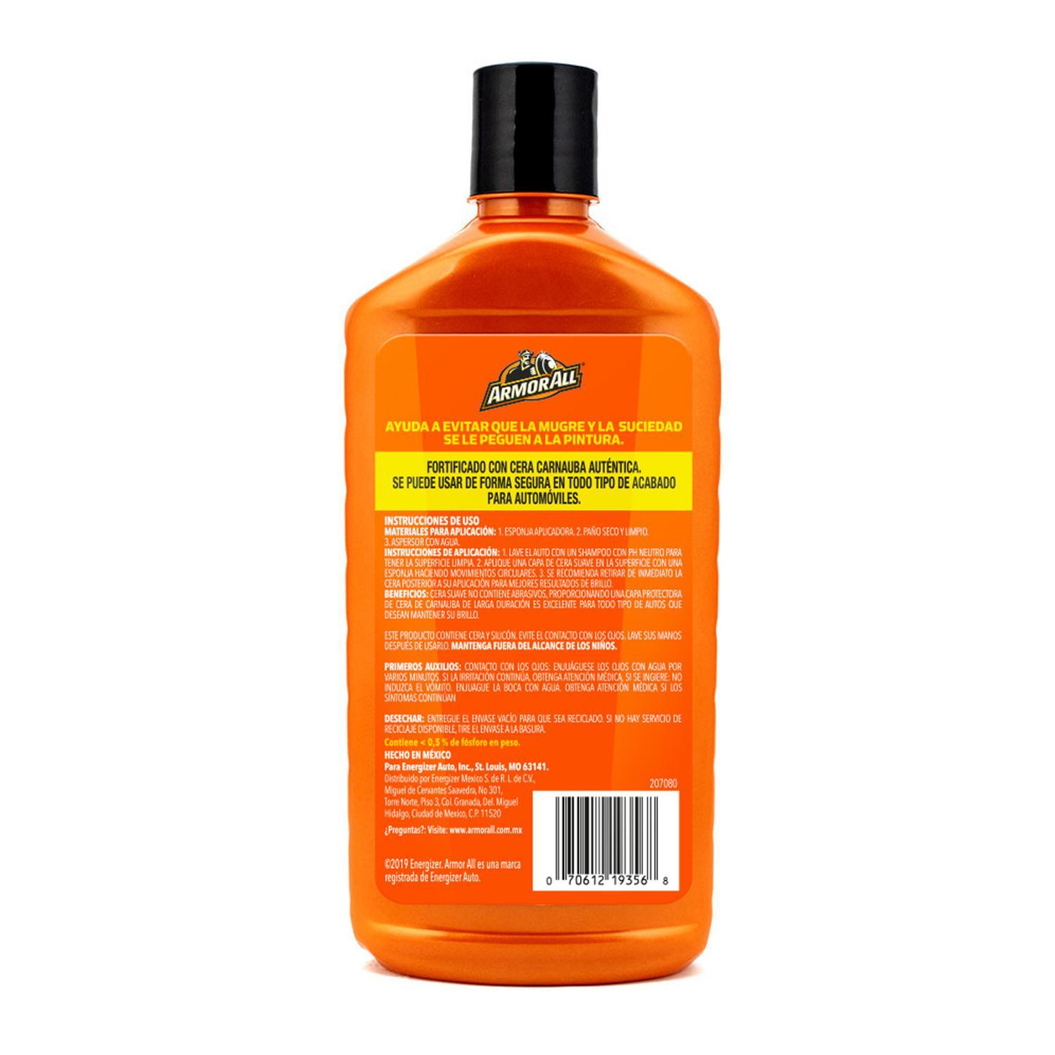 6 Cera Auto Camión Líquida fácil Aplicación Armor All 500ml — imagen 2