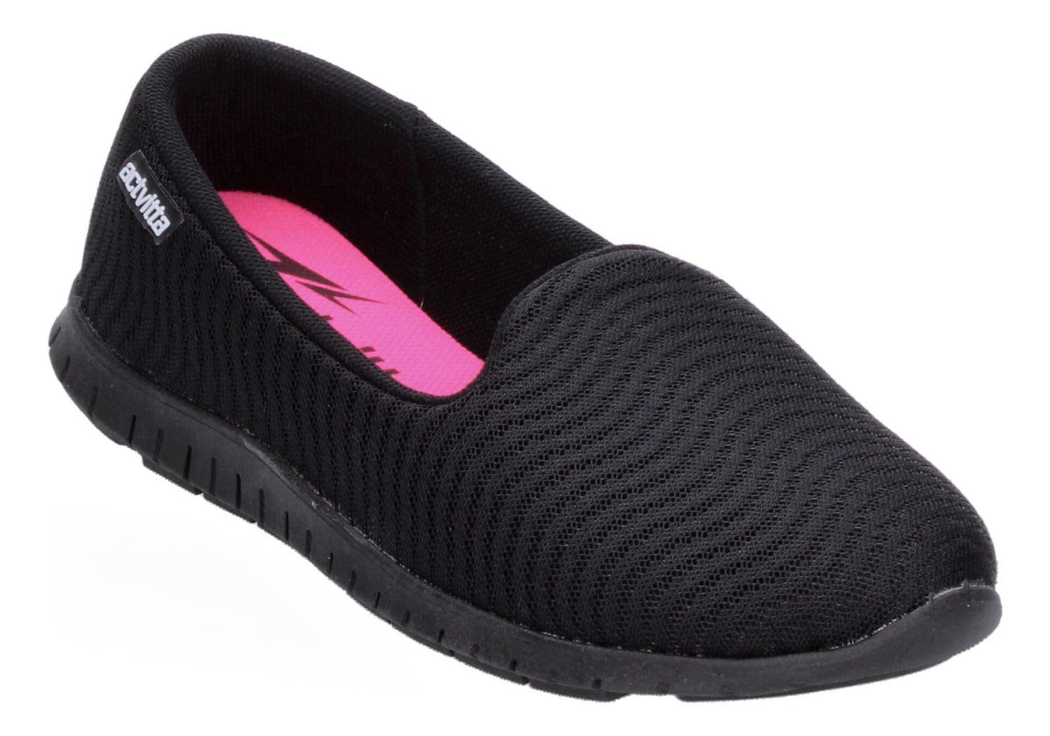 Tenis Actvitta Dama Casual Negro Mujer — imagen 2