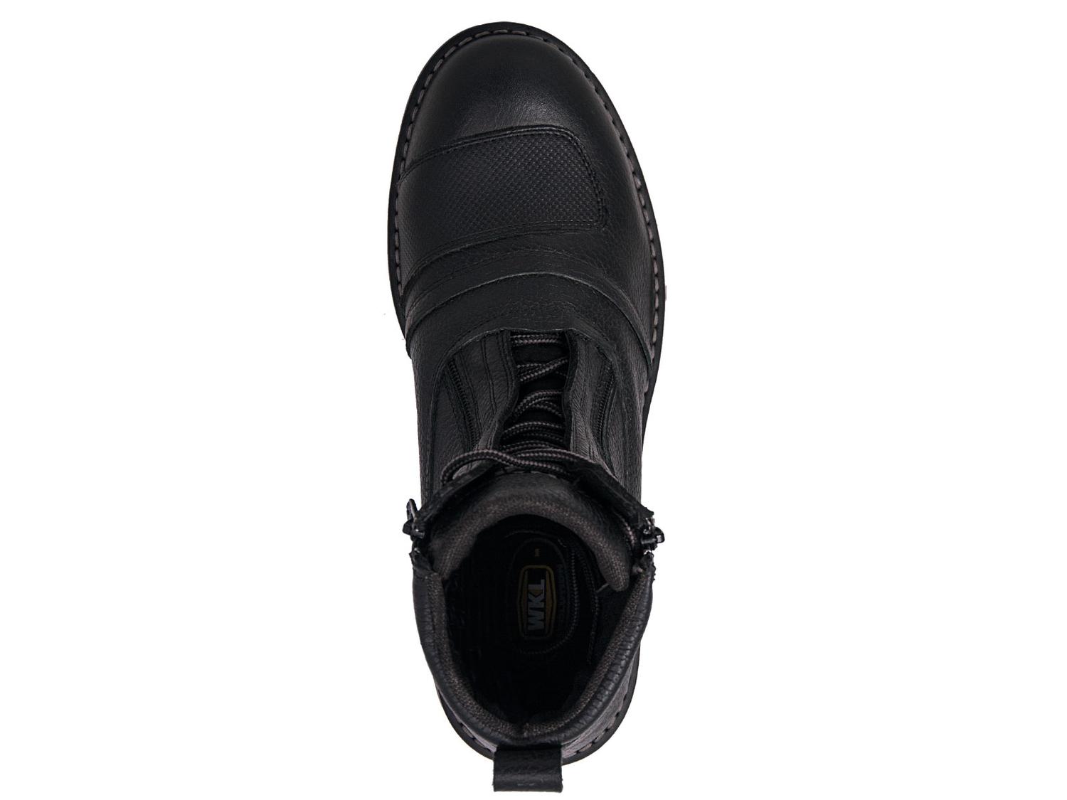 Bota Hombre Moto Biker Casual Workland 89501 Negro Flother — imagen 6