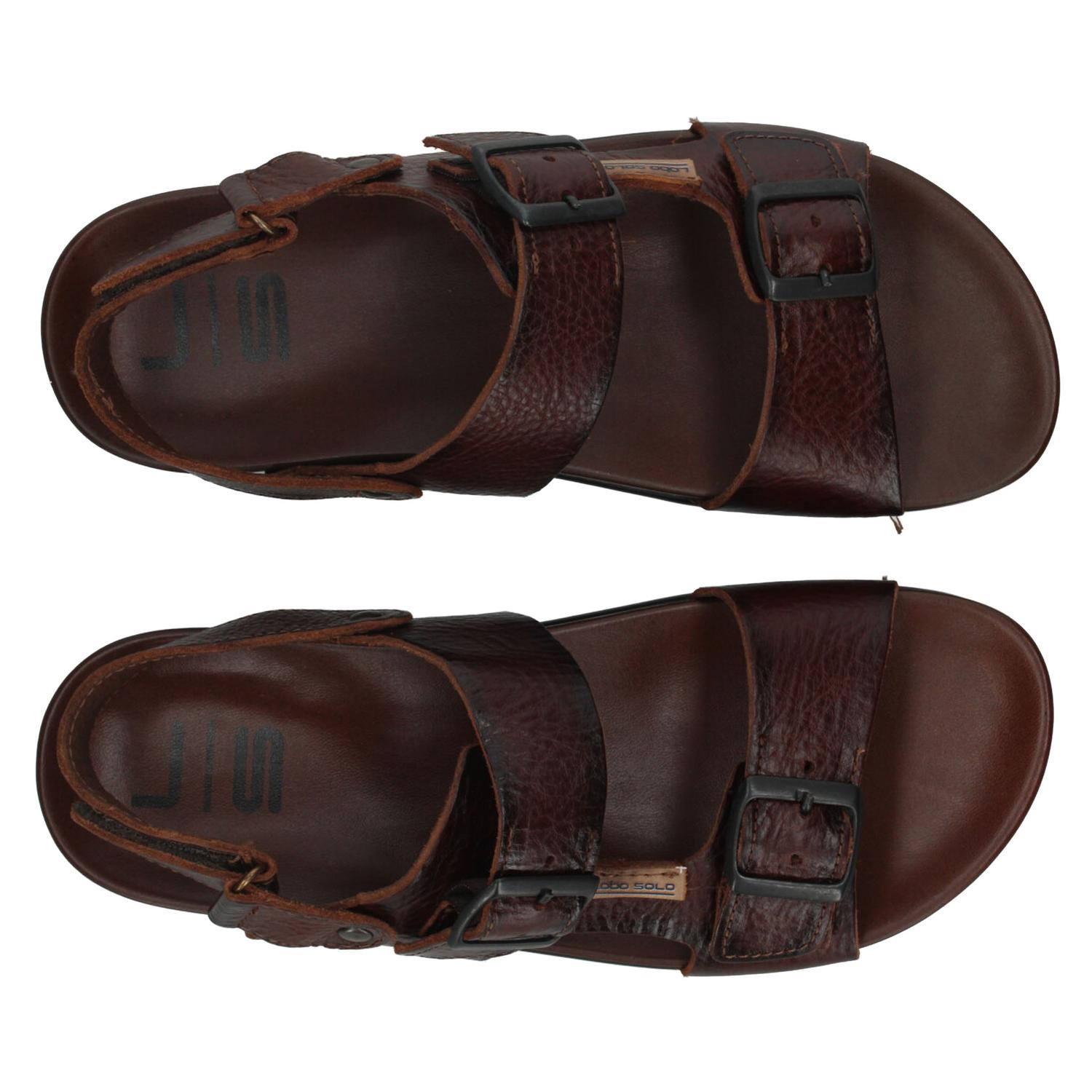 Sandalias Hombre Lobo Café Casual Caballero — imagen 11