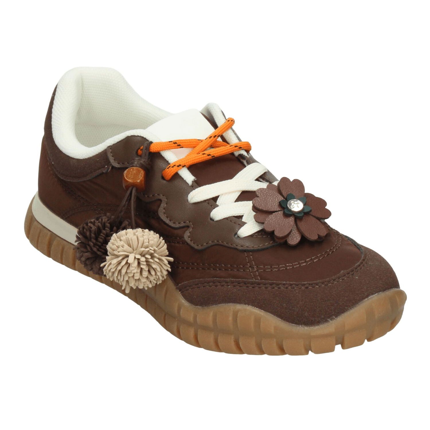 Tenis Berlin Dama Casual Cintas Urbano Café Mujer — imagen 4