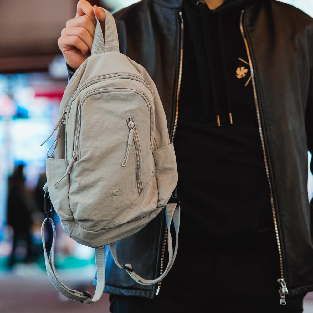 Mochila Crossbody para tablet Melys CoolCapital Hasta 10" Beige — imagen 3