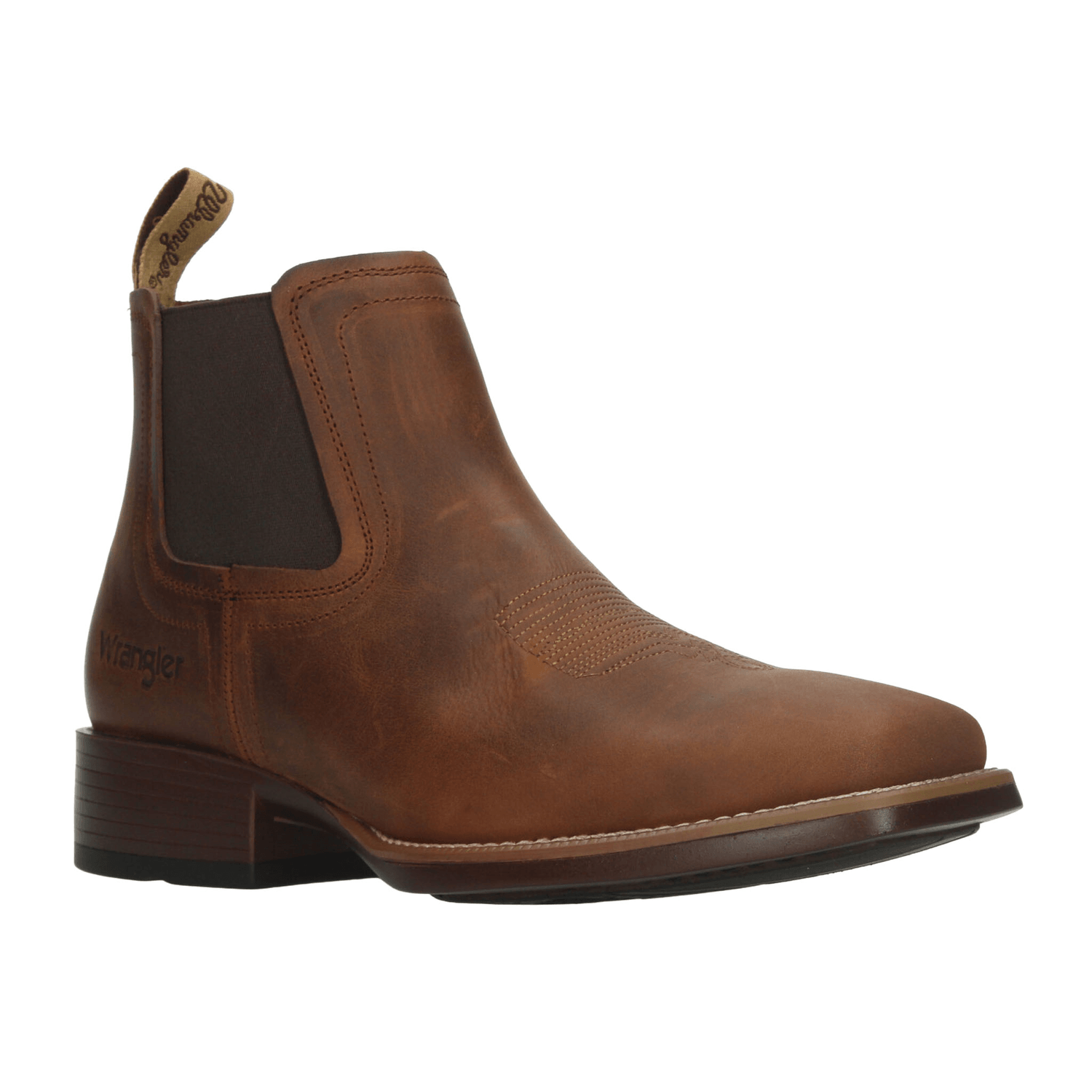 Bota Wrangler Hombre Café Casual Slip On Cómodo Caballero — imagen 3