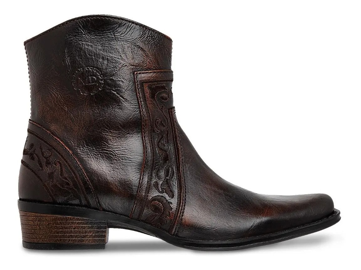 Botin Vaquero Hombre Urban Cowboy Café 40704 — imagen 9
