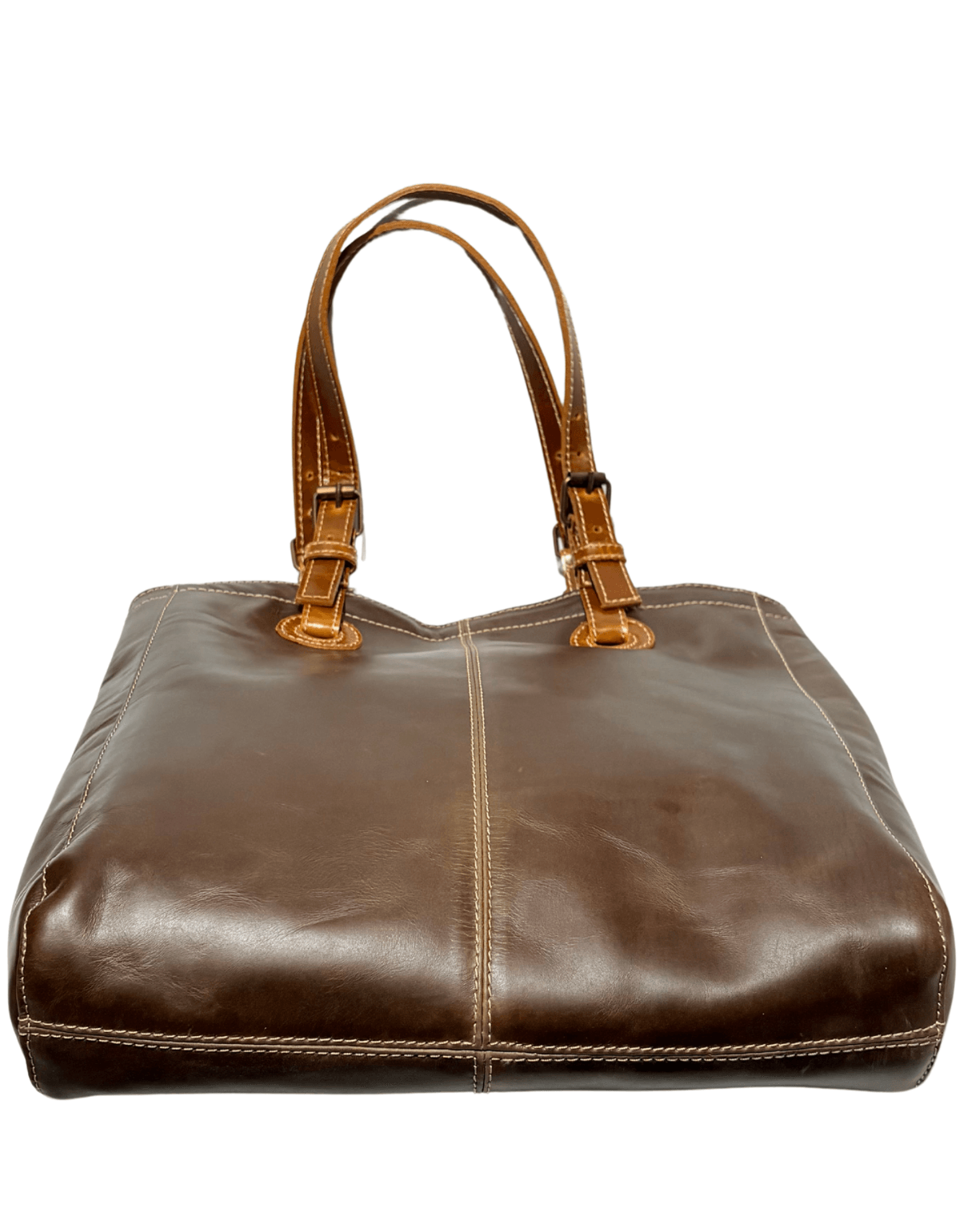 Bolsa Piel Legitima Elegante Cuero Genuino Para Mujer Handbags Tote — imagen 13