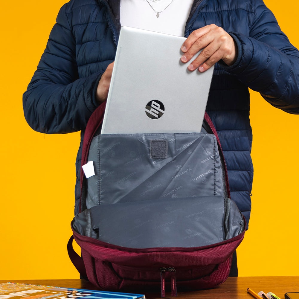 Mochila para laptop CoolCapital Zilker 15.6" pulgadas Vino — imagen 12