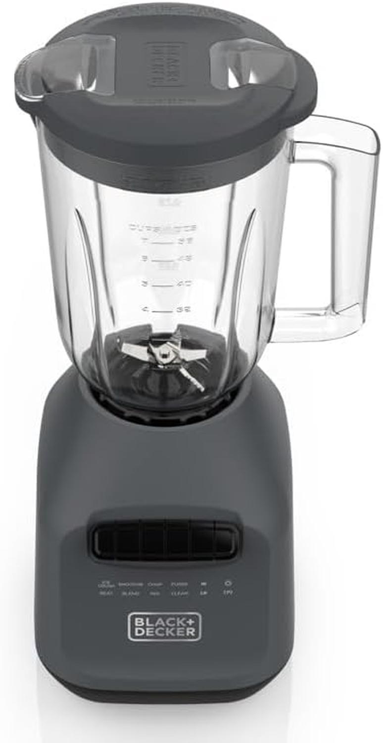 Licuadora Black+Decker BL2209GBB-LA PerfectPour 56 oz 8 Vel Gris Vaso Vidrio — imagen 2