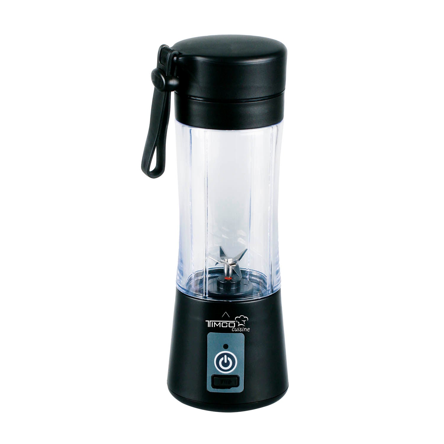 Licuadora Portatil TIMCO LICMDL09 Inalambrica 380 ml 6 Cuchillas Carga USB y Base Antideslizante — imagen 6