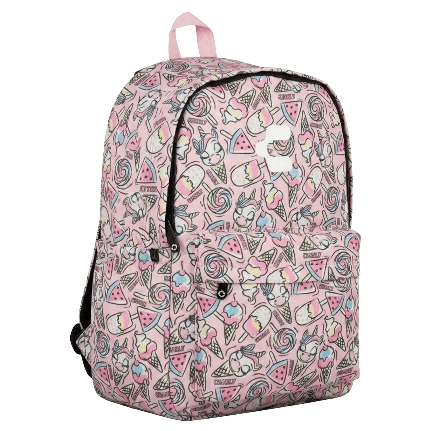 Set de Mochila Charly Unicornio Niña Escolar Lonchera Rosa Infantil — imagen 9