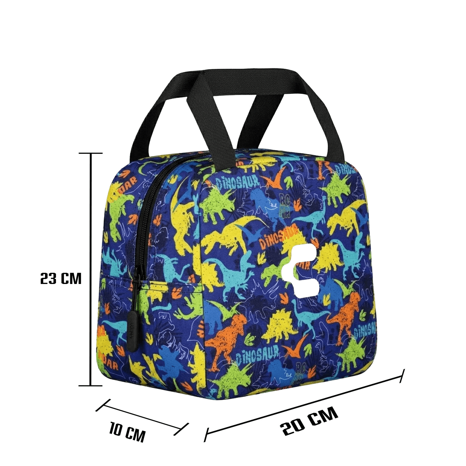 Set de Mochila Charly Dinosaurio Niño Azul Escolar Lonchera Infantil — imagen 6
