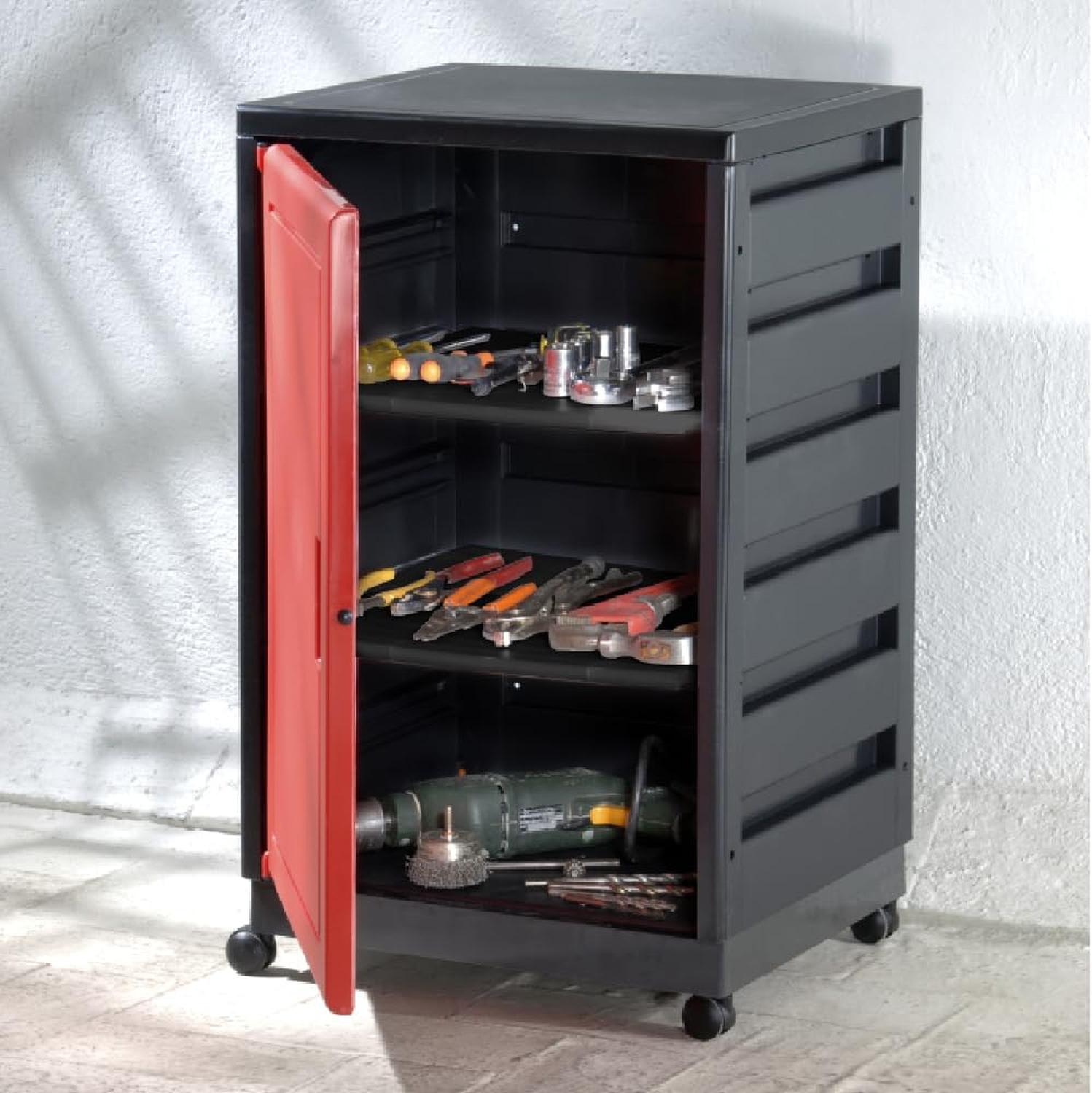 MUEBLE ORGANIZADOR ALMACENAMIENTO ARNO 3 REPISAS — imagen 6