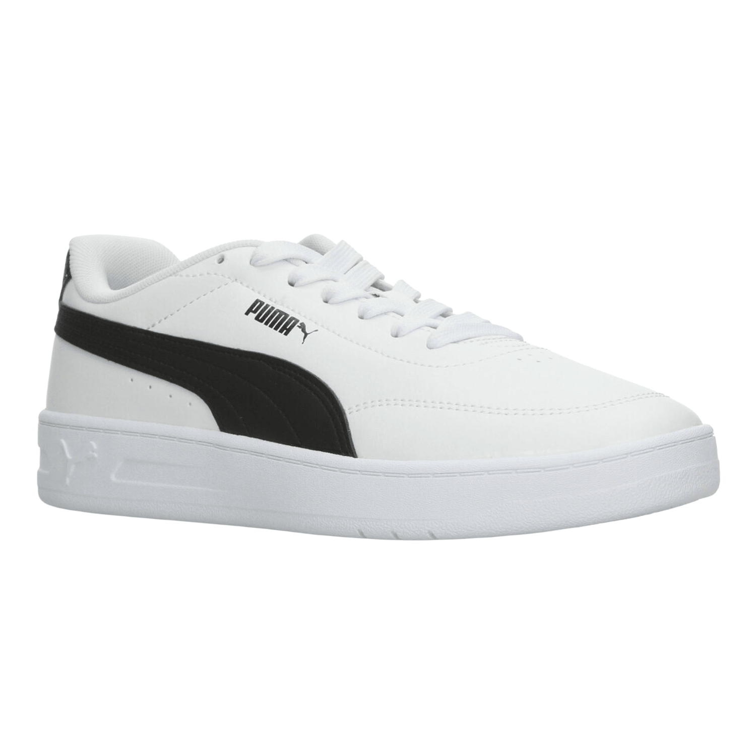 Tenis Puma Court Classic Clean Hombre Casual Negro Caballero — imagen 2