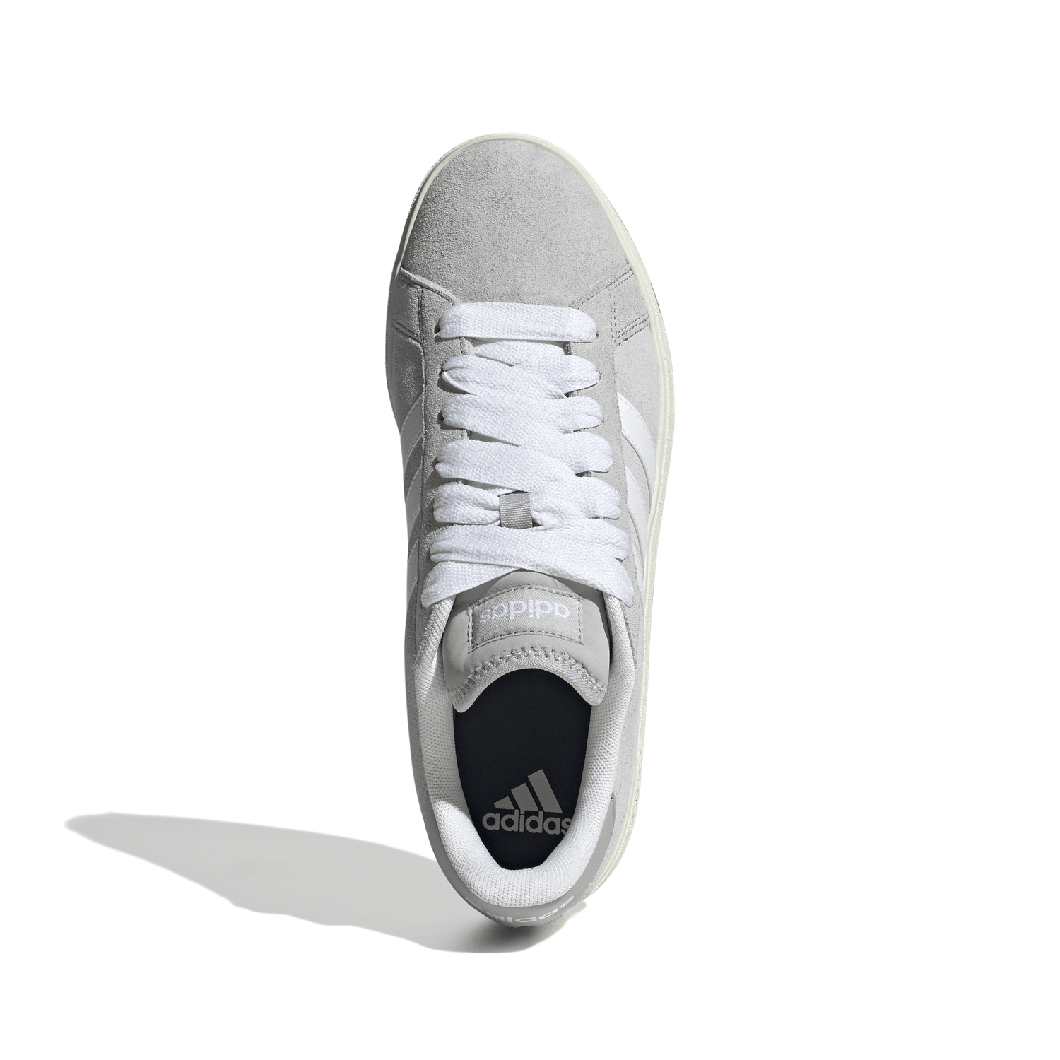 Tenis Adidas Grand Court Hombre Casual Gris Caballero — imagen 7
