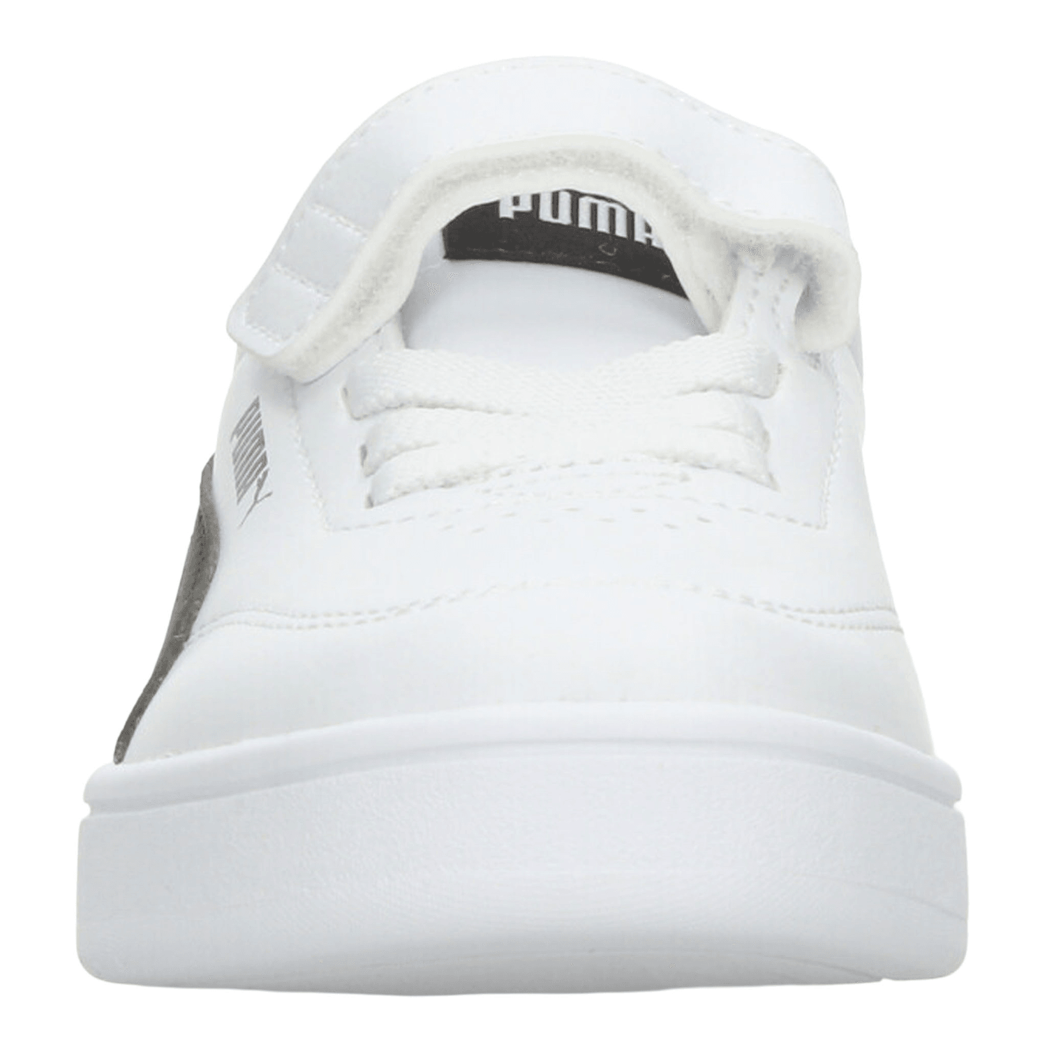 Tenis Puma Court Classic Clean Niño Negro Casual Infantil T16-22 — imagen 7