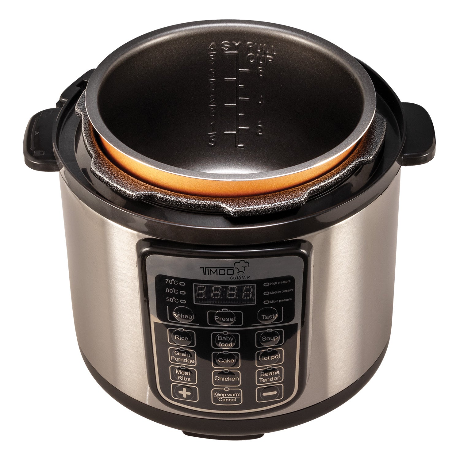 Olla Eléctrica Presión Express Instant 5L con 9 Funciones Timco OLLAH401D — imagen 5