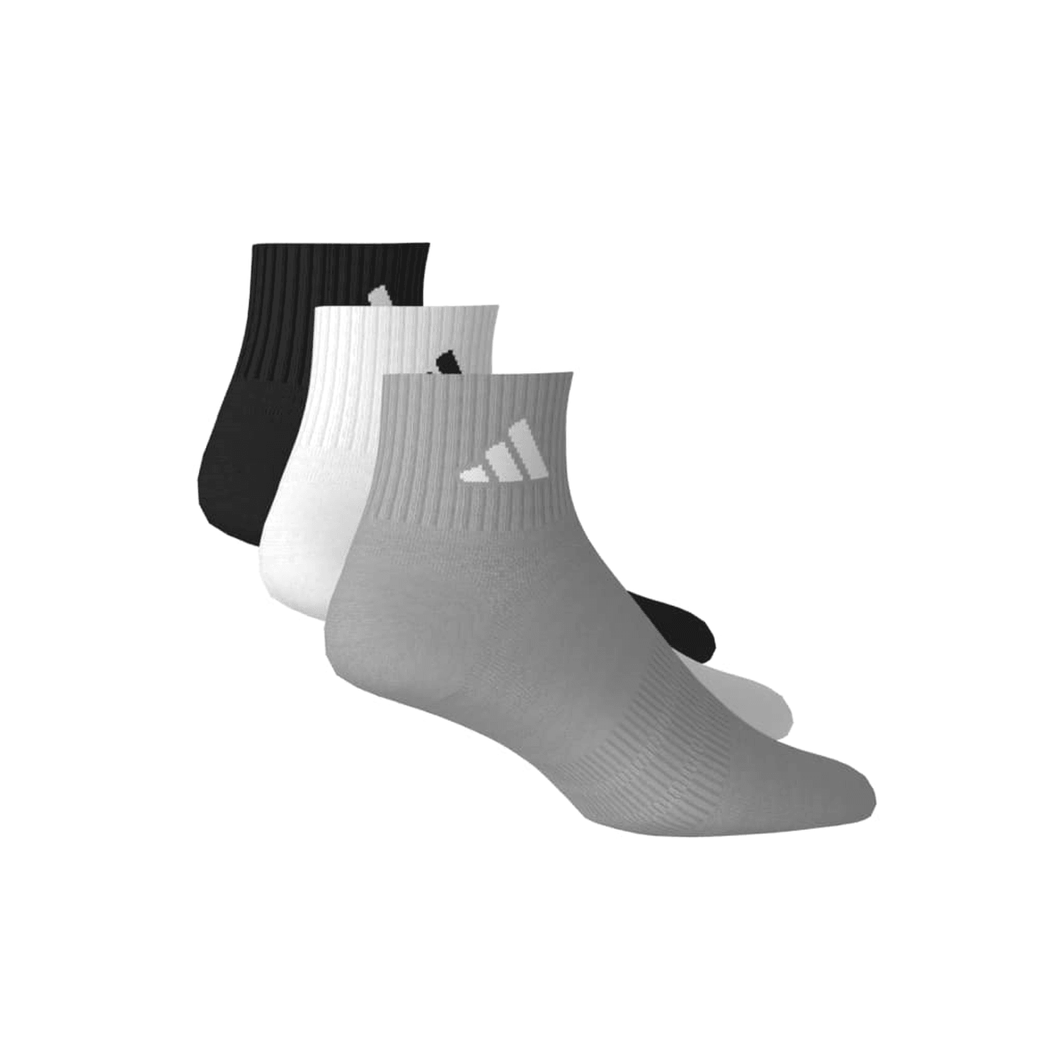 Calcetines Adidas Neutros Deportivos 3 Pares Tobillo Multicolor Unisex — imagen 7
