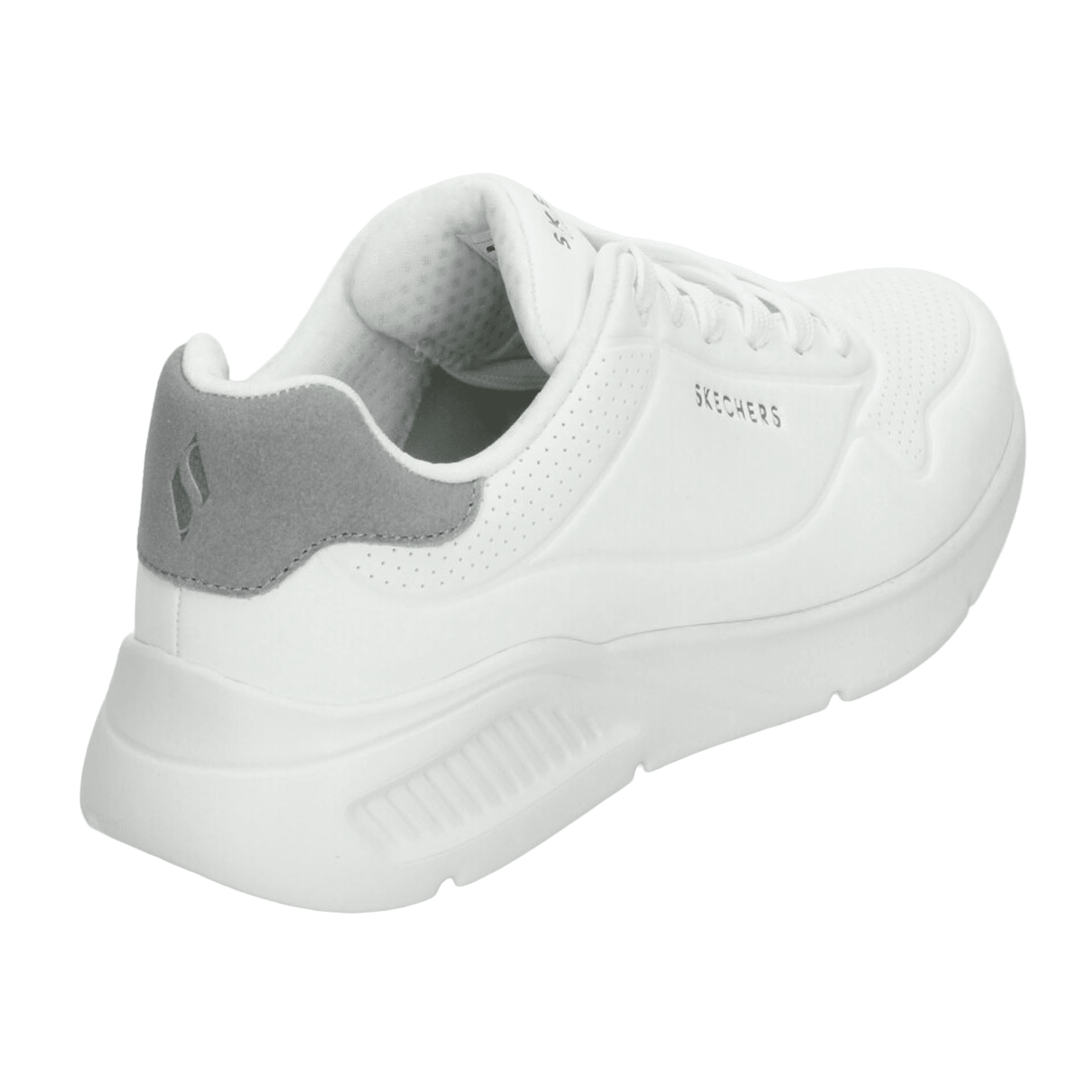 Tenis Hombre Skechers Uno Lite Blanco Casual Caballero — imagen 4