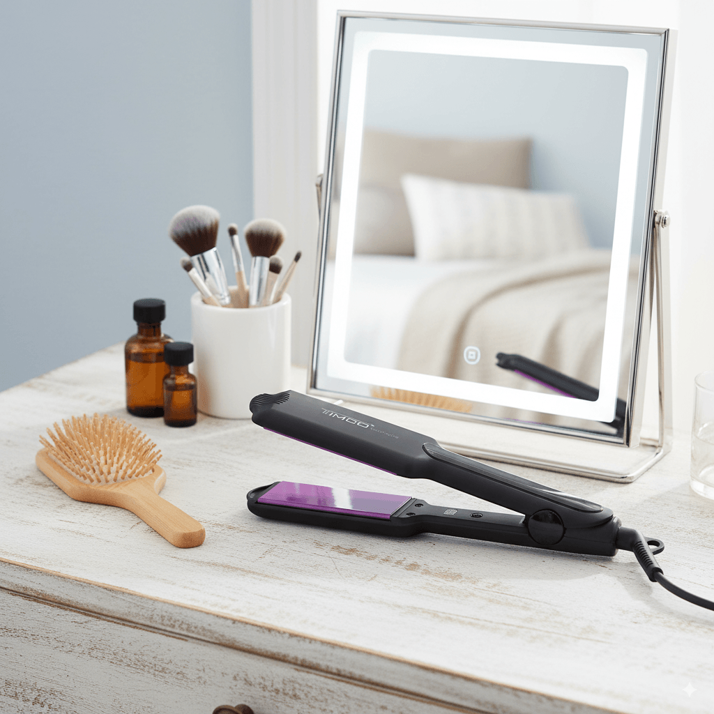 Plancha Alaciadora de Cabello Placas anchas 4.2 cm Pantalla Digital Timco PW-C 2 — imagen 6