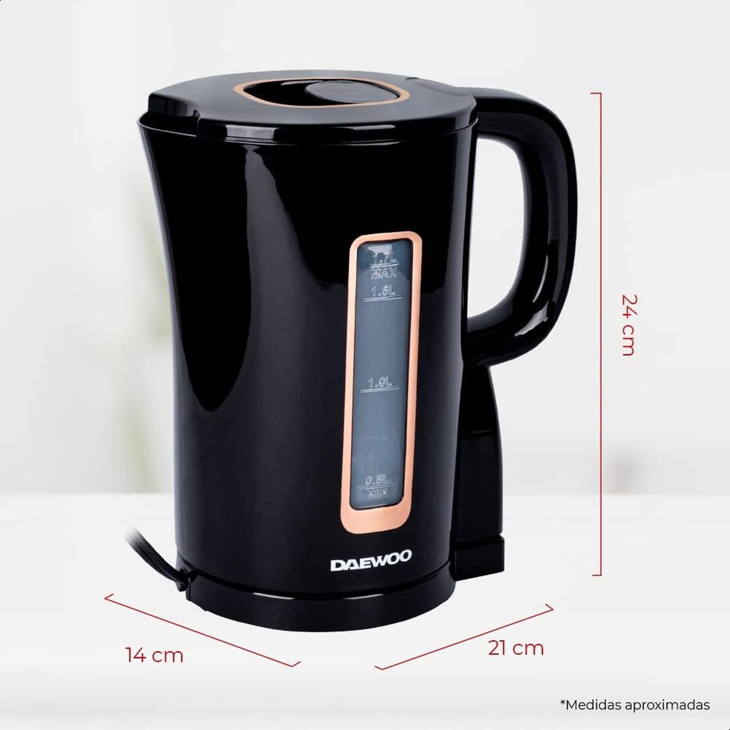 Hervidor Eléctrico De Agua Jarra Inalámbrica 1.7 L Daewoo — imagen 6