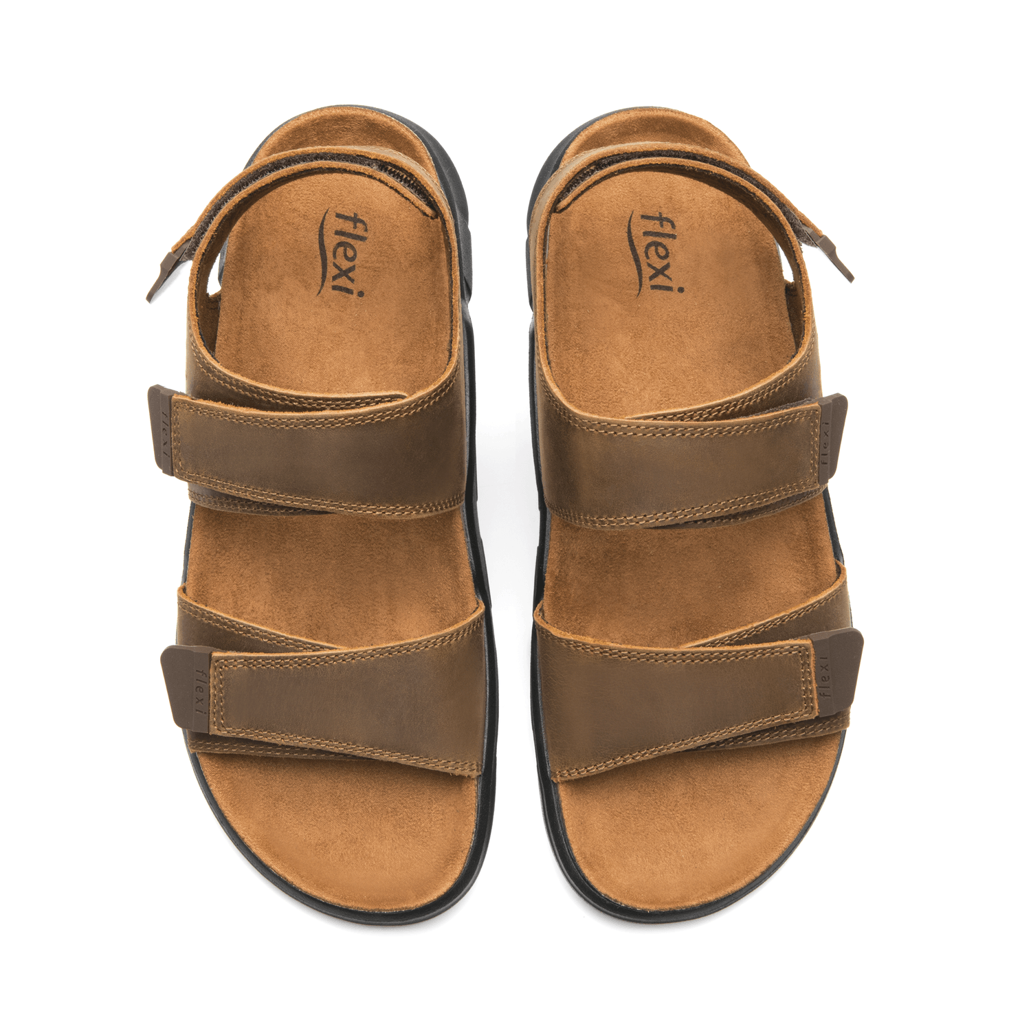 Sandalias Hombre Flexi Café Casual Caballero — imagen 9