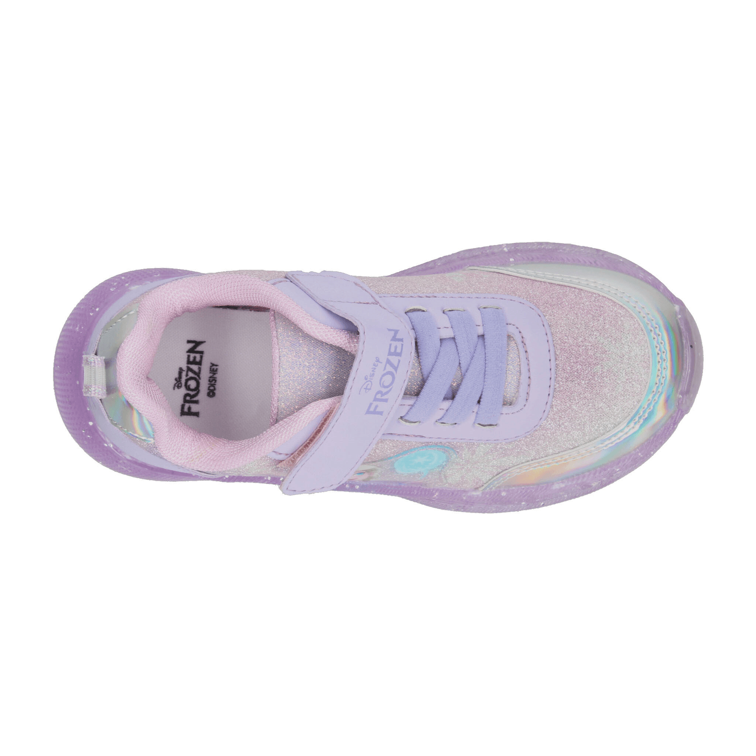 Tenis Niña Disney Elsa Frozen Lila Luz Led Infantil T18-22 — imagen 9
