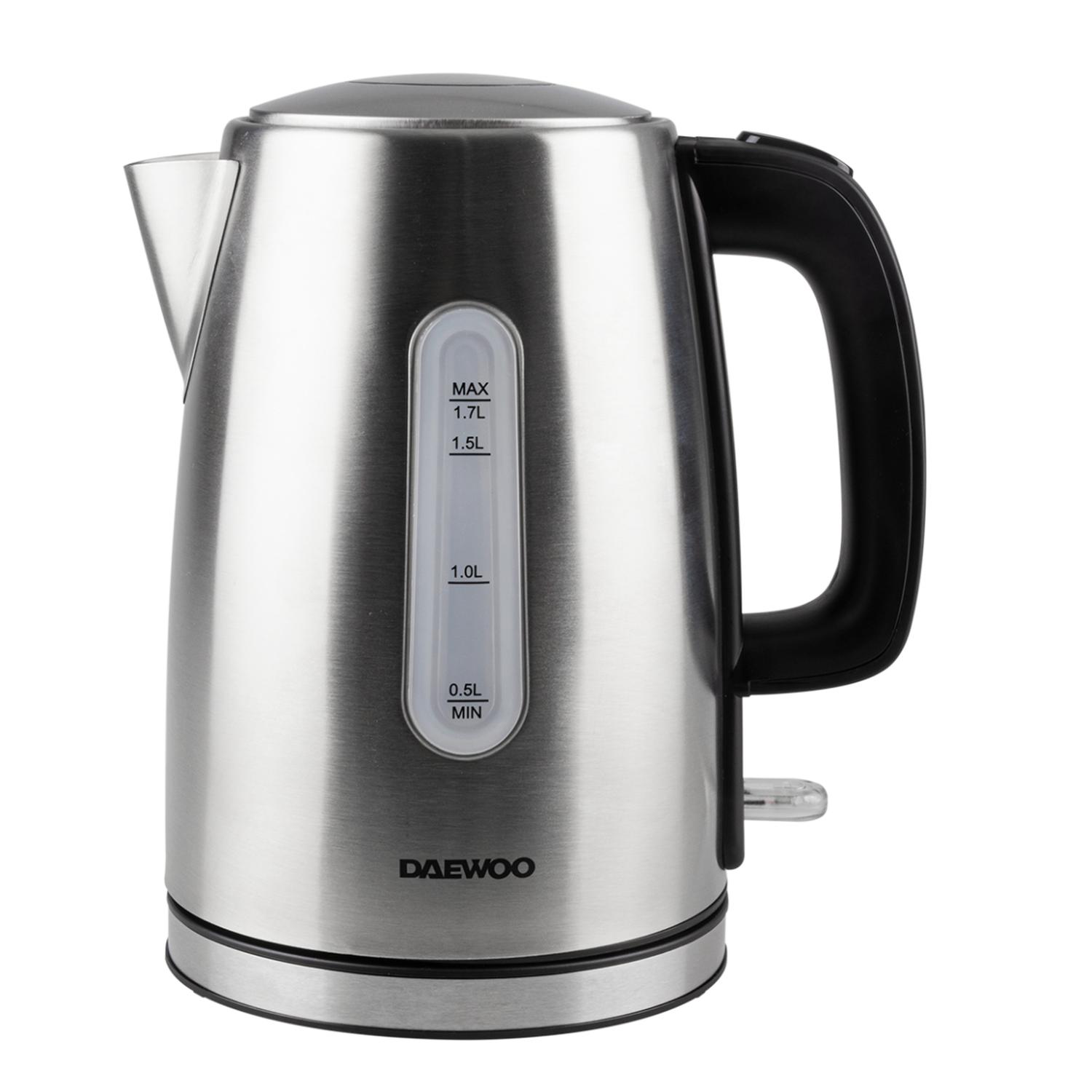 HERVIDOR TETERA DAEWOO DEK-1349 ELECTRICO ACERO INOX — imagen 1