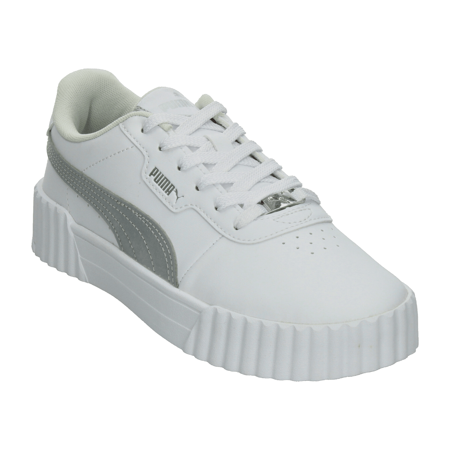 Tenis Dama Puma Carina 3.0 Blanco Casual Mujer — imagen 5