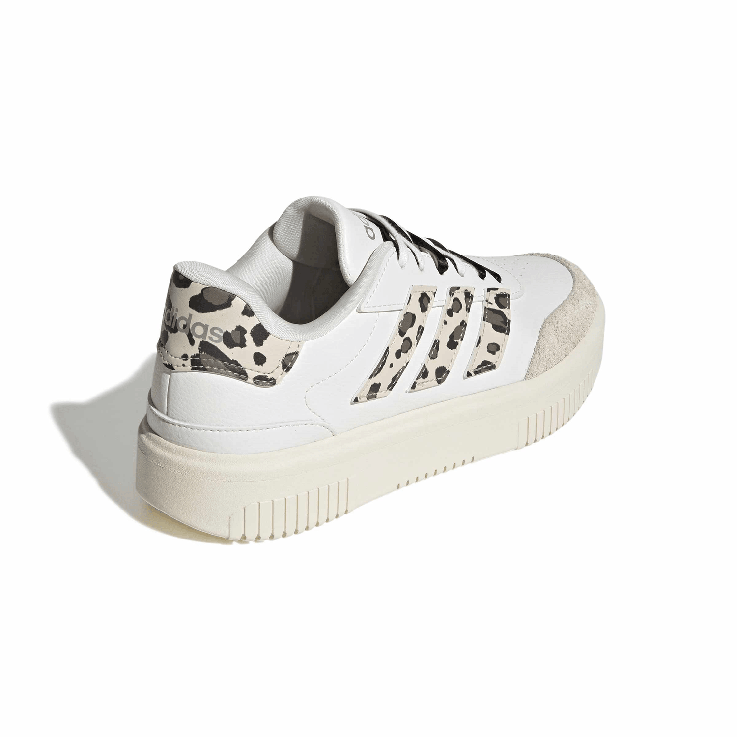 Tenis Adidas Courtblock Dama Casual Animal Print Blanco Mujer — imagen 2