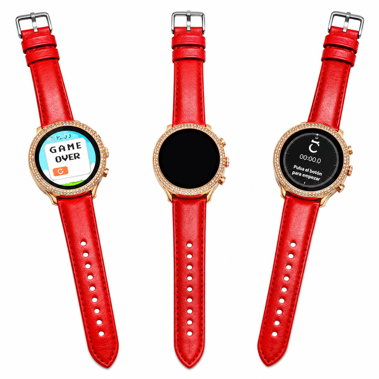Smartwatch Bossney WS GS83 Rojo – Elegancia, Tecnología y Bienestar en Tu Muñeca — imagen 9
