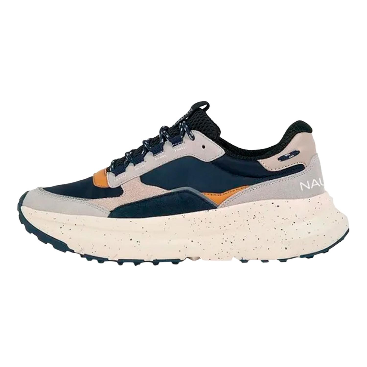TENIS CABALLERO NAUTICA SPORT RETRO SUELA MOTEADA 1276543 — imagen 5