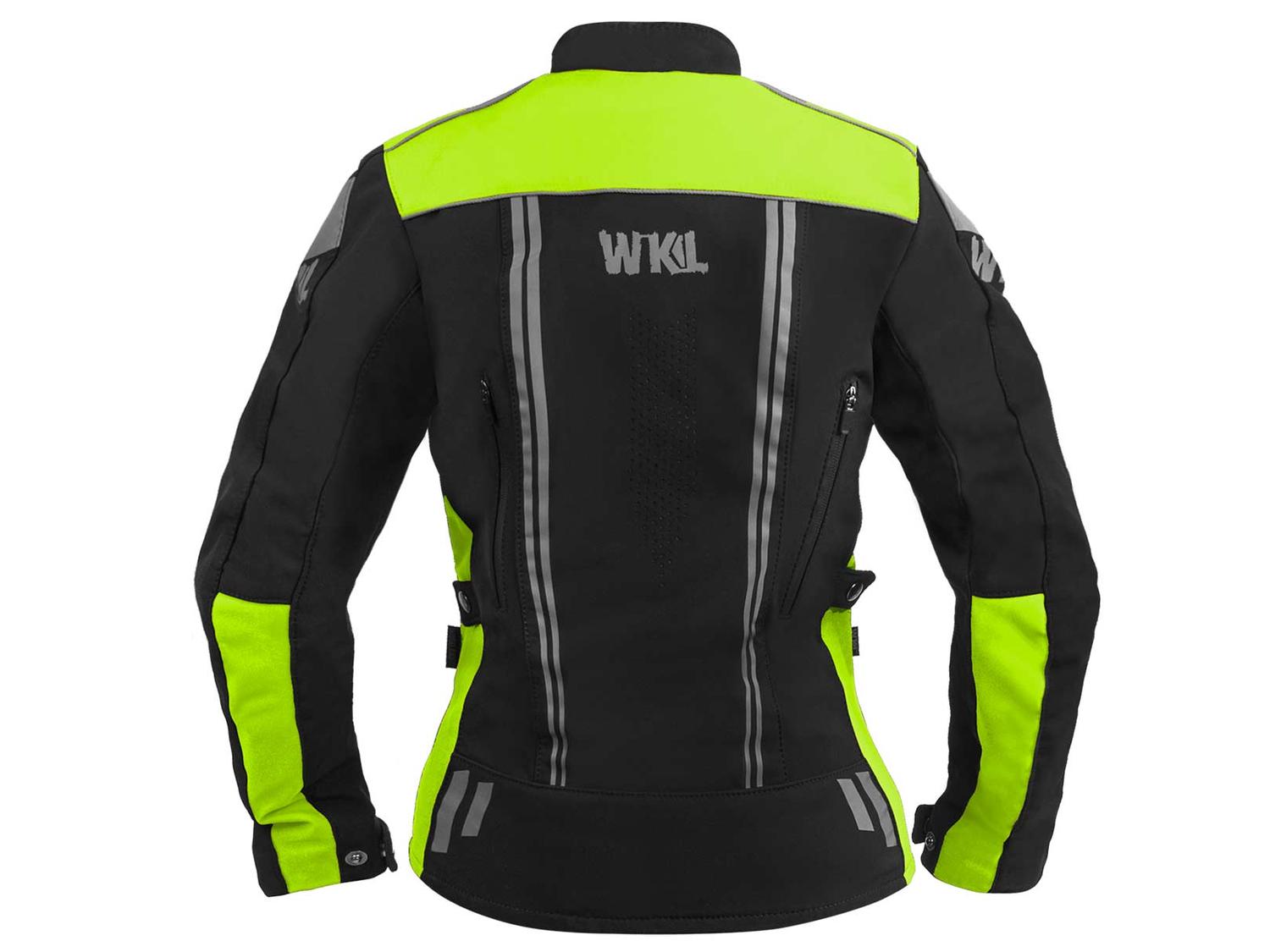 Chamarra moto mujer impermeable protecciones biker WKL 85 NV — imagen 5
