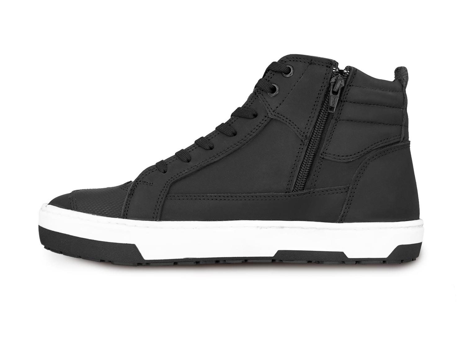 Botin tenis hombre motociclista biker bota WKL 80200 Negro — imagen 5