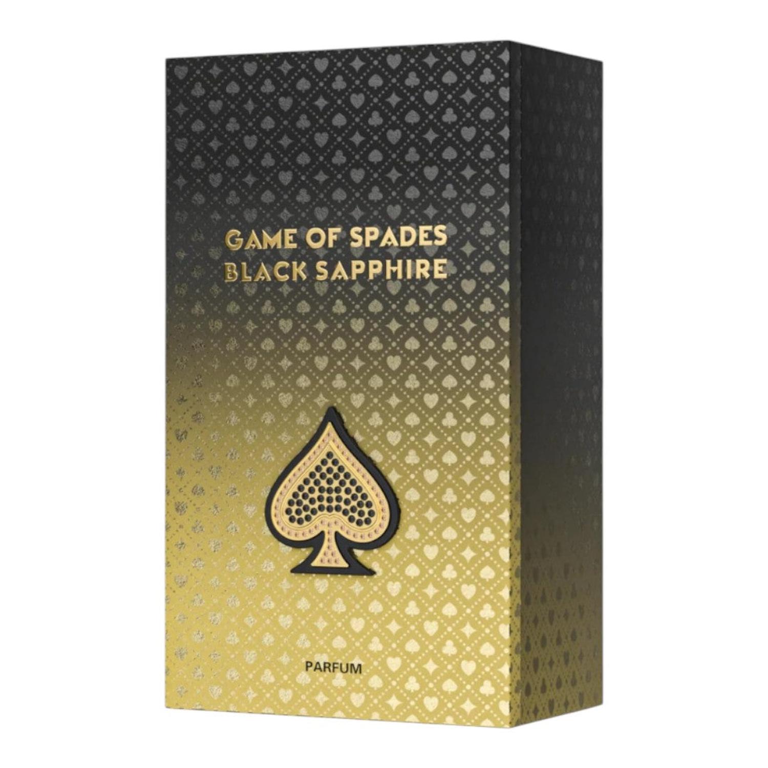 JO MILANO GAME OF SPADES BLACK SAPPHIRE PARFUM 100 ML — imagen 2